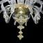 Venetian Chandelier Elegante-Amber-Murano Glass