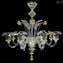 Venetian Chandelier Elegante-Amber-Murano Glass