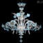 Venetian Chandelier Gemma Turchese - Classique - Murano Glass