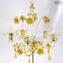 Tischlampe Flambeau - Floral - Murano Glass - 5 Licht