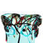 Musana Vase Hellblau - Hommage an Picasso - Original Murano Glass OMG