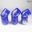 Set of 2 glasses - shot liquor and whiskey - Original Murano Glass OMG