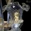 Sconce wall Lamp Elegante - Gold 24kt - Murano Glass - 1 light