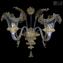 Sconce Wall Lamp Elegante-Ambra-Murano Glass-조명 2 개