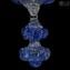 Sconce Wall Lamp Elegante-Blue-Murano Glass-2 개의 조명