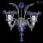 Sconce Wall Lamp Elegante - Blue - Murano Glass - 2 lights