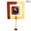 Double Match - Horloge Pendule Murale - Marron Murrina - Moyen