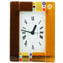 Pendulum Wall Clock - Murrina Orange Black - Small