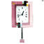 Horloge Murale Pendule - Rose Murrina - Petite