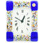 Bleu - Horloge Murale Pendule - Murrina Angles Bleu - Petit
