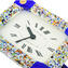 Bleu - Horloge Murale Pendule - Murrina Angles Bleu - Petit