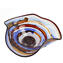 Sbruffi Plate Papios - Bowl venetian glass - Original Murano Glass OMG