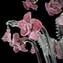 Venetian Chandelier Rosetta - Floral - Murano Glass