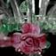 Venetian Chandelier Rosa - Floral Rosetto - Murano Glass