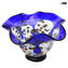 Drop Bowl Murrine - Azul - Cristal de Murano original OMG