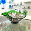 Drop Bowl Murrine -  Green Silver Glass