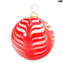 Red Christmas Tree Ball-Special XMAS-Original Murano Glass OMG