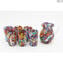 Copos 6 Millefiori - Goto in Murrine - Copo Murano Original OMG