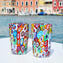 2 Millefiori Drinking glasses - Goto in Murrine - Original Murano Glass OMG