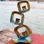 Kubrick - sculpture en calcédoine - Verre de Murano original Omg