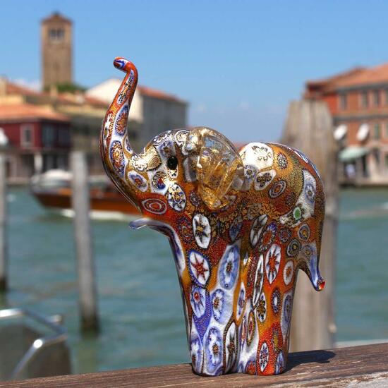 murano elephant