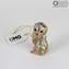 Figura de perro en Murrine Millelfiori Gold - Animales - Cristal de Murano original Omg