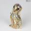 Murrine Millelfiori Gold의 Dog Figurine-Animals-Original Murano glass Omg