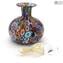 Flacon de parfum - Millefiori et feuille d'or - Verre de Murano Original OMG