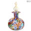 Frasco de perfume - Millefiori e folha de ouro - Original Murano Glass OMG