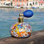 Boccetta profumo atomizzatore - Murrine e Oro - vetro di Murano Originale OMG