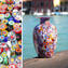Vaso in vetro soffiato - Murrine - Vetro Originale