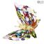 Schmetterlingsfigur - Muranoglas handgefertigt
