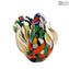 Colomba figurina in murrine - fatta a mano in vetro di Murano