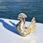 Murrine Millelfiori Gold의 수탉 조각상-동물-Original Murano glass OMG