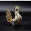 Rooster Figurine in Murrine Millelfiori Gold - Animals - Original Murano glass OMG