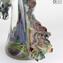 Horse head - Sculpture in chalcedony - Original Murano glass Omg