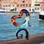 Cuore - Scultura in Calcedonio - Vetro di Murano Originale OMG
