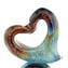 Cuore - Scultura in Calcedonio - Vetro di Murano Originale OMG