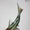 Hammerhead Shark - Sculpture in chalcedony - Original Murano Glass Omg