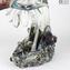 Hammerhai - Skulptur aus Chalzedon - Original Murano Glass Omg