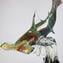 Hammerhead Shark - Sculpture in chalcedony - Original Murano Glass Omg