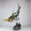 Hammerhai - Skulptur aus Chalzedon - Original Murano Glass Omg