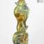 トーテム-カルセドニーの彫刻-オリジナルのムラーノグラスOMG