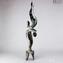ダンス-カルセドニーの彫刻-オリジナルのムラーノガラスOMG