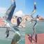 Danse - Sculpture en calcédoine - Verre de Murano original OMG