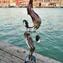 Danse - Sculpture en calcédoine - Verre de Murano original OMG