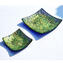Square Plate - Green Gold - Original Murano Glass OMG
