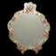 Flowers Queen Mary Table Mirror Venetian - Murano glass