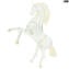 Glass crystal horse -  Sculpture - ORIGINAL MURANO GLASS - OMG