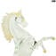 Glass crystal horse -  Sculpture - ORIGINAL MURANO GLASS - OMG